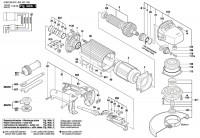 Bosch 0 602 334 404 --- flat head angle sander Spare Parts